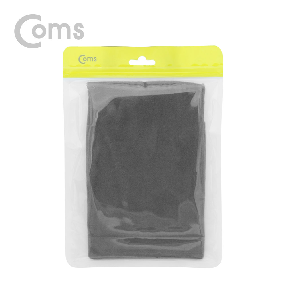 Coms 여행용 다용도 벨벳 파우치 Dark gray