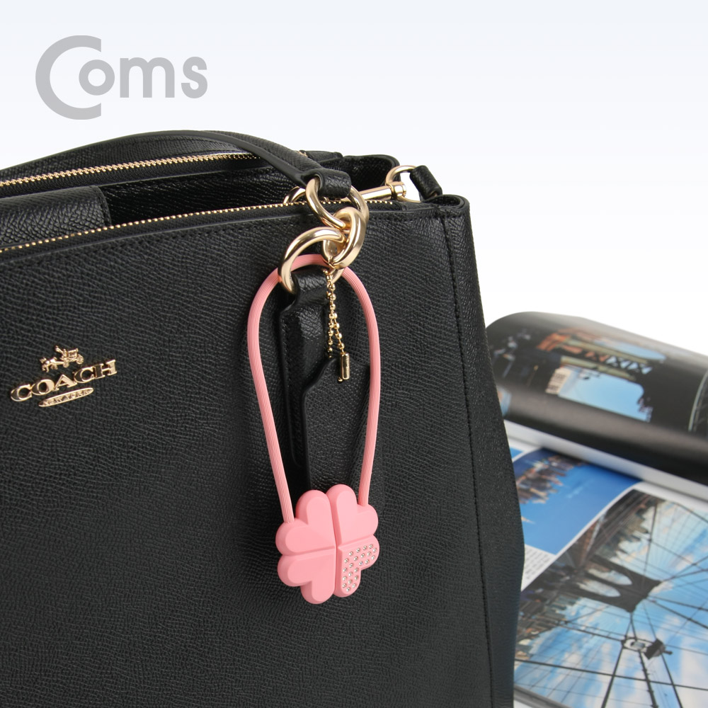 Coms 안드로이드 5핀 케이블(Micro 5P / 네잎클로버 키링) 5Pin