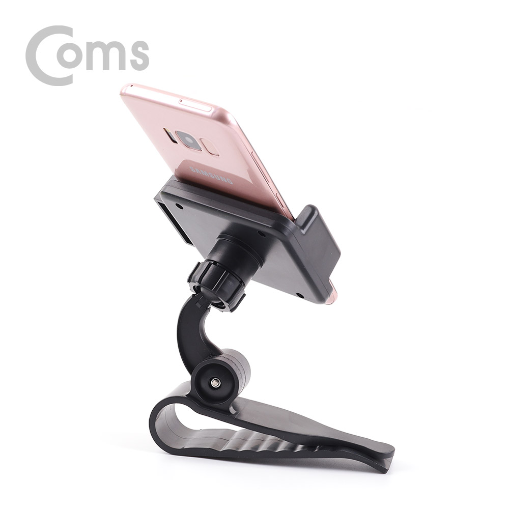 Coms 차량용 스마트폰 거치대 / 썬바이저 거치 / 선바이저