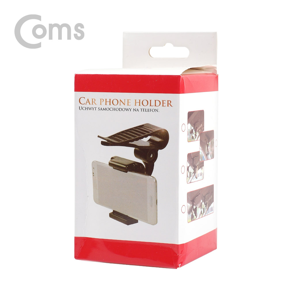 Coms 차량용 스마트폰 거치대 / 썬바이저 거치 / 선바이저