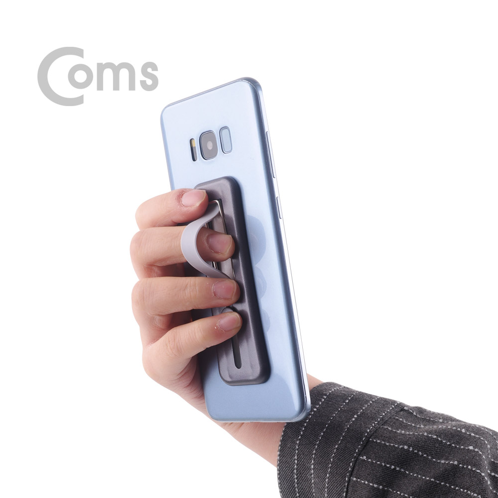 Coms 스마트폰 그립 Silver