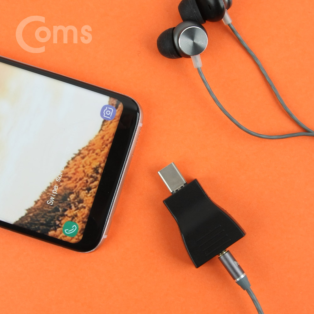 Coms USB 3.1 Type C to 3.5mm / 3극 오디오 컨버터