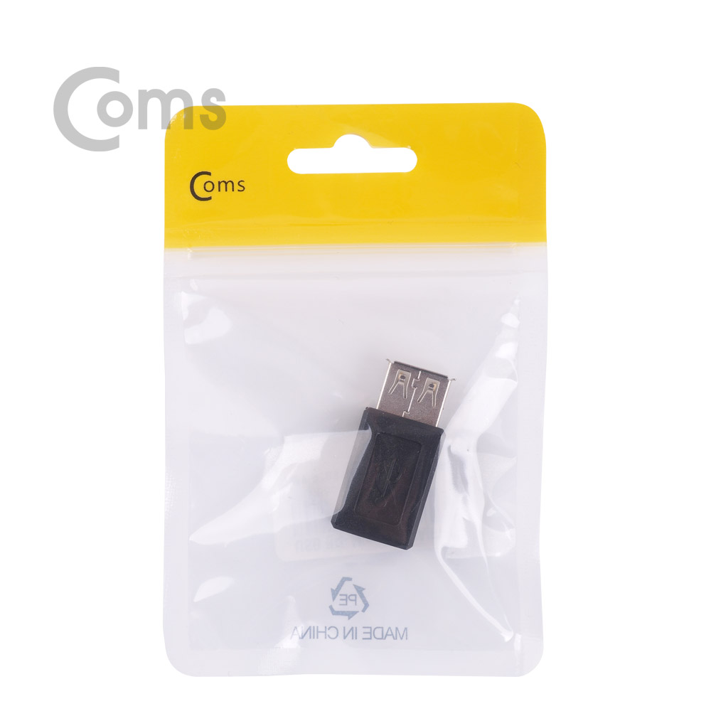 Coms USB 젠더- Micro 5P(F) / A(F) Black