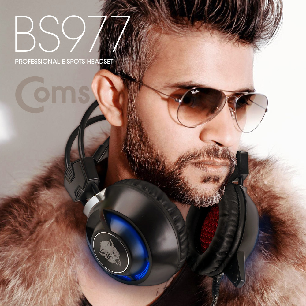 Coms 진동(바이브레이션) 게이밍 헤드셋 / 헤드폰