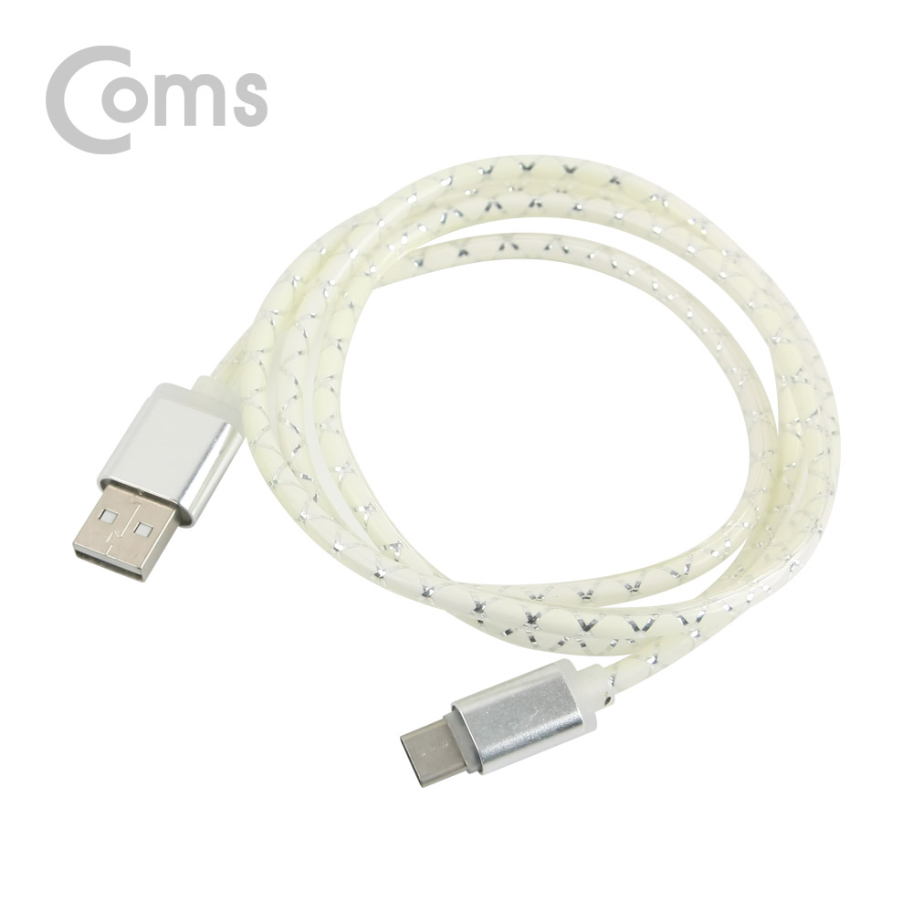 Coms USB 3.1(Type C) 케이블(LED Color)