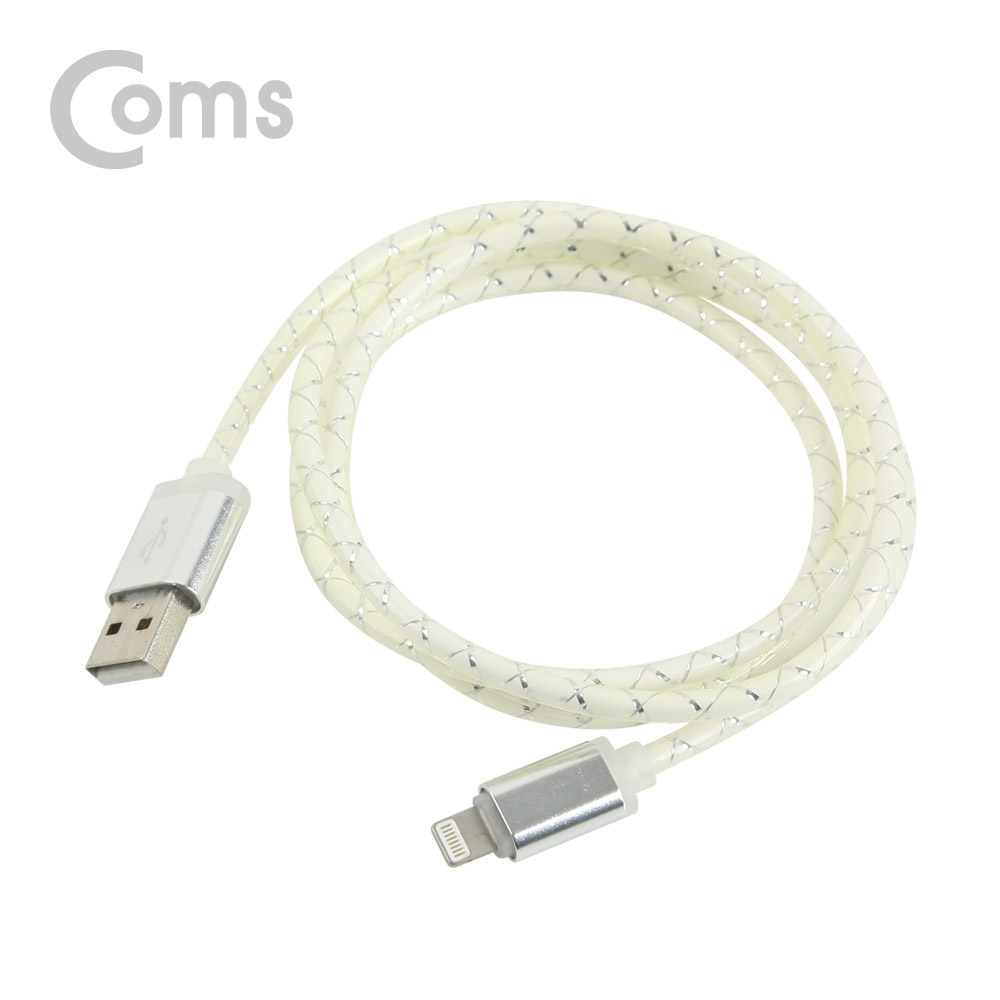 Coms IOS 8핀(8Pin) 케이블(8Pin / LED Color)