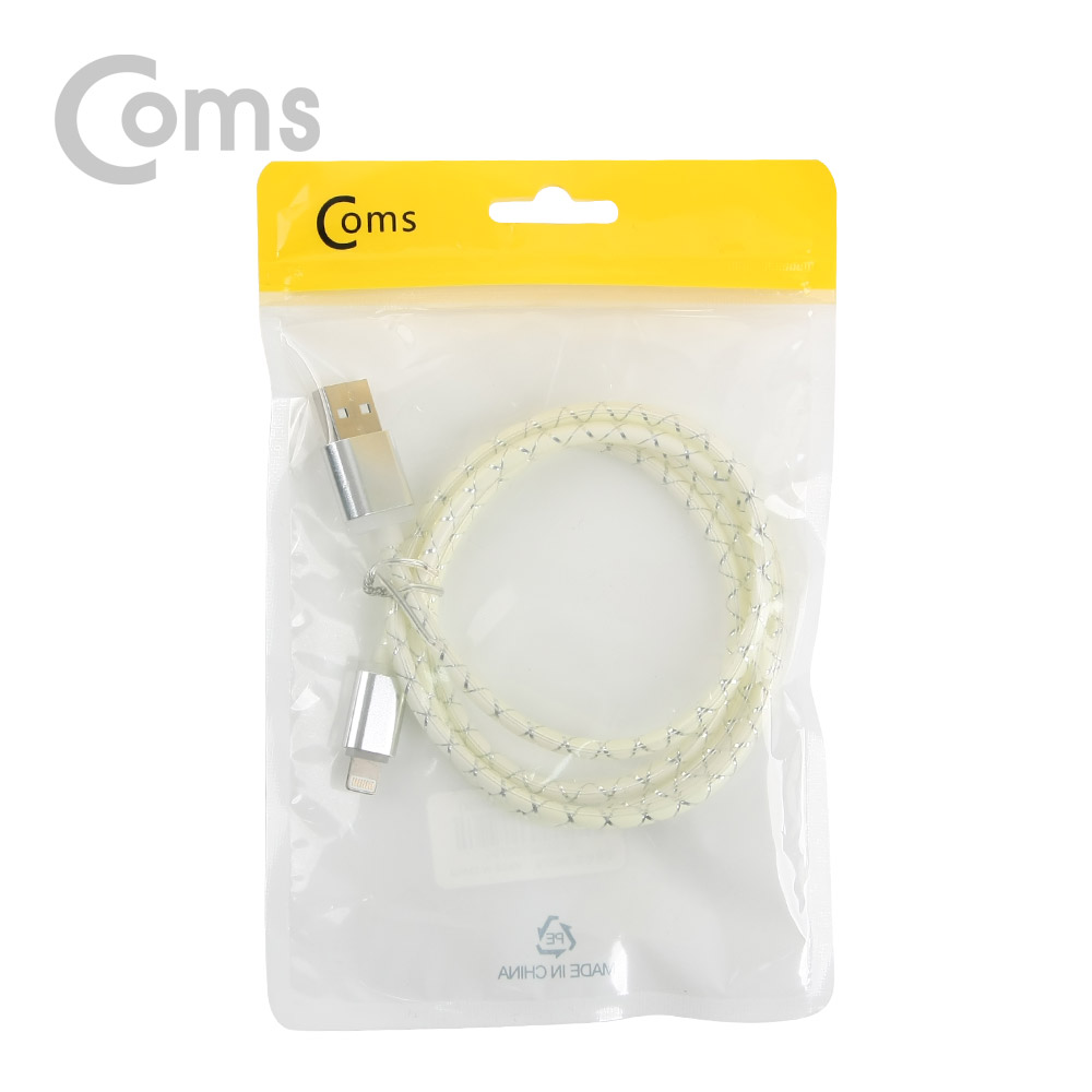 Coms IOS 8핀(8Pin) 케이블(8Pin / LED Color)