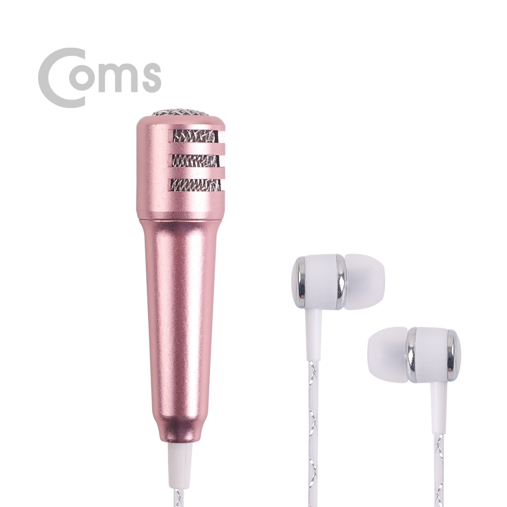 Coms 미니 마이크 / 스테레오 / 이어폰 마이크 일체형 / 스마트폰 전용/Stereo