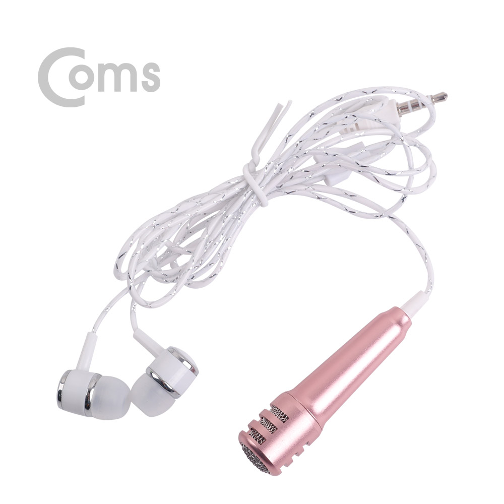 Coms 미니 마이크 / 스테레오 / 이어폰 마이크 일체형 / 스마트폰 전용/Stereo