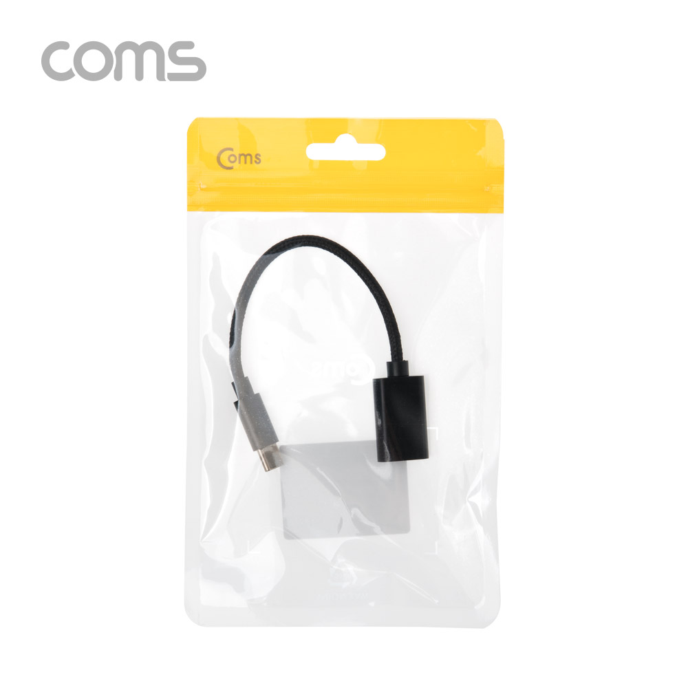 Coms USB 3.1 / Type C OTG 젠더 15cm, Black