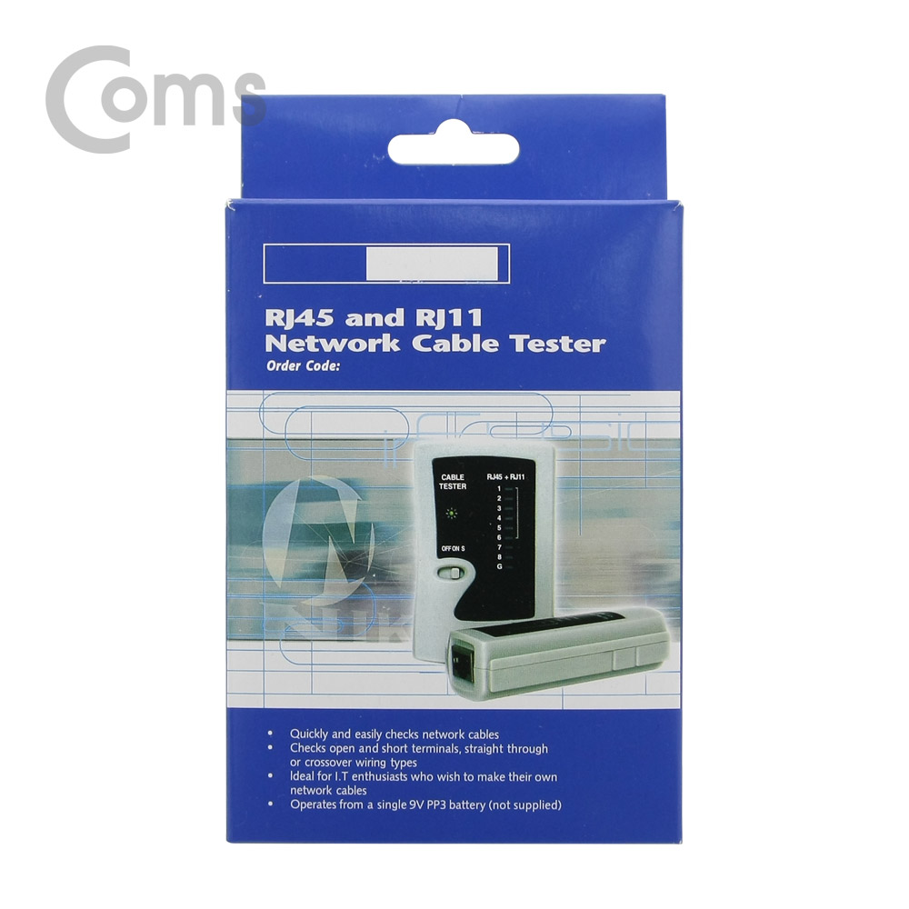 Coms 분리형 랜테스터기 (RJ45/BNC)/Lan Tester