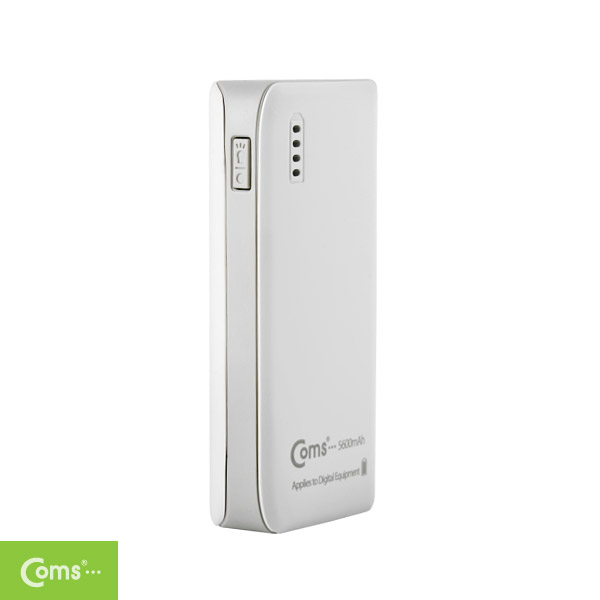 Coms 보조 배터리 / 비상 충전기(5600mAh)삼성 SDI 배터리사용,Micro B/USB충전,Gray