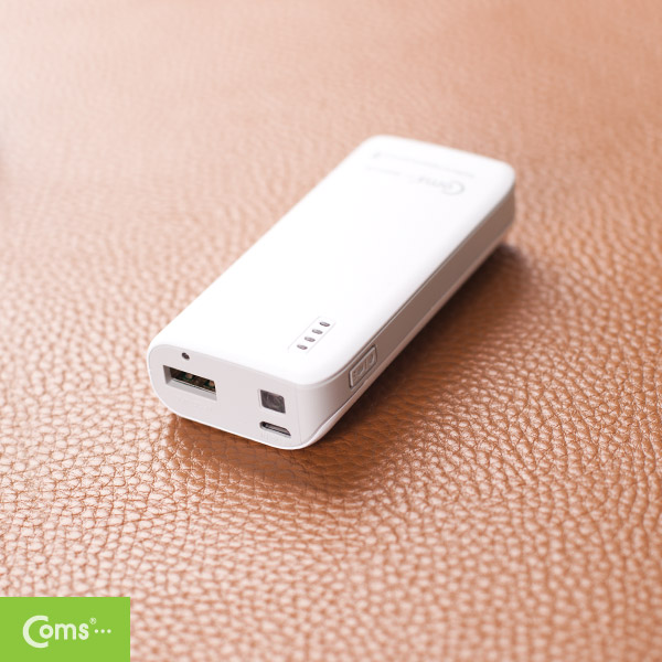 Coms 보조 배터리 / 비상 충전기(5600mAh)삼성 SDI 배터리사용,Micro B/USB충전,Gray