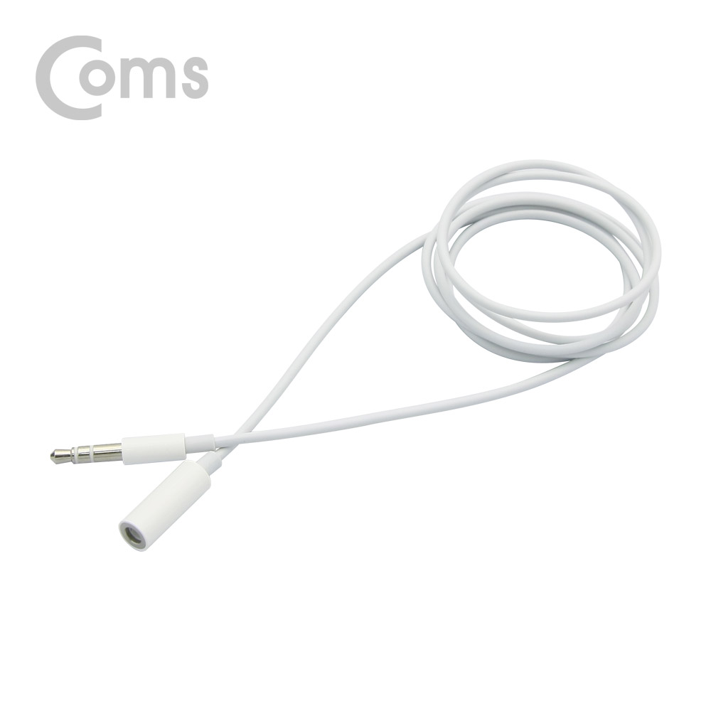 Coms AUX 스테레오 3극 연장 케이블 1M