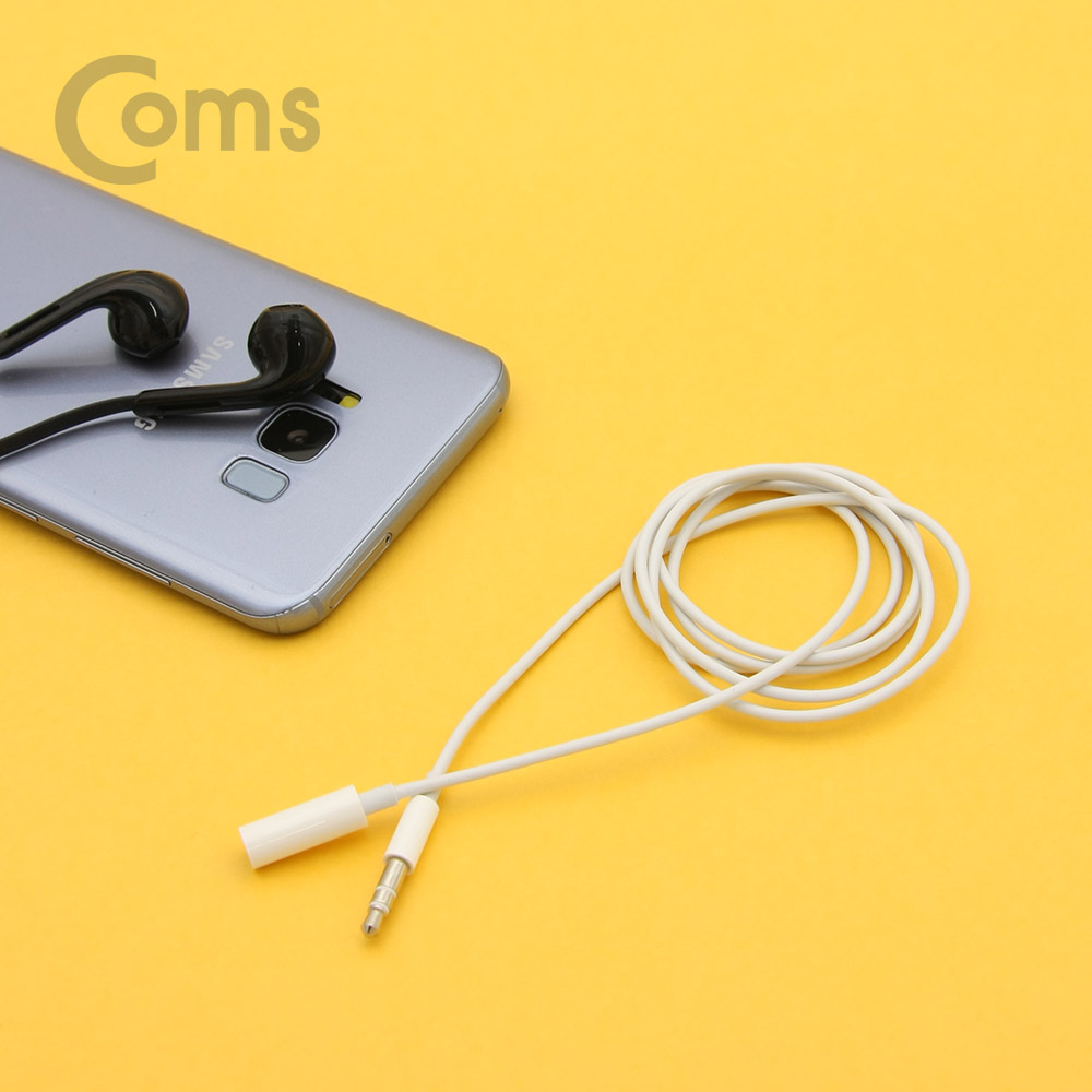 Coms AUX 스테레오 3극 연장 케이블 1M