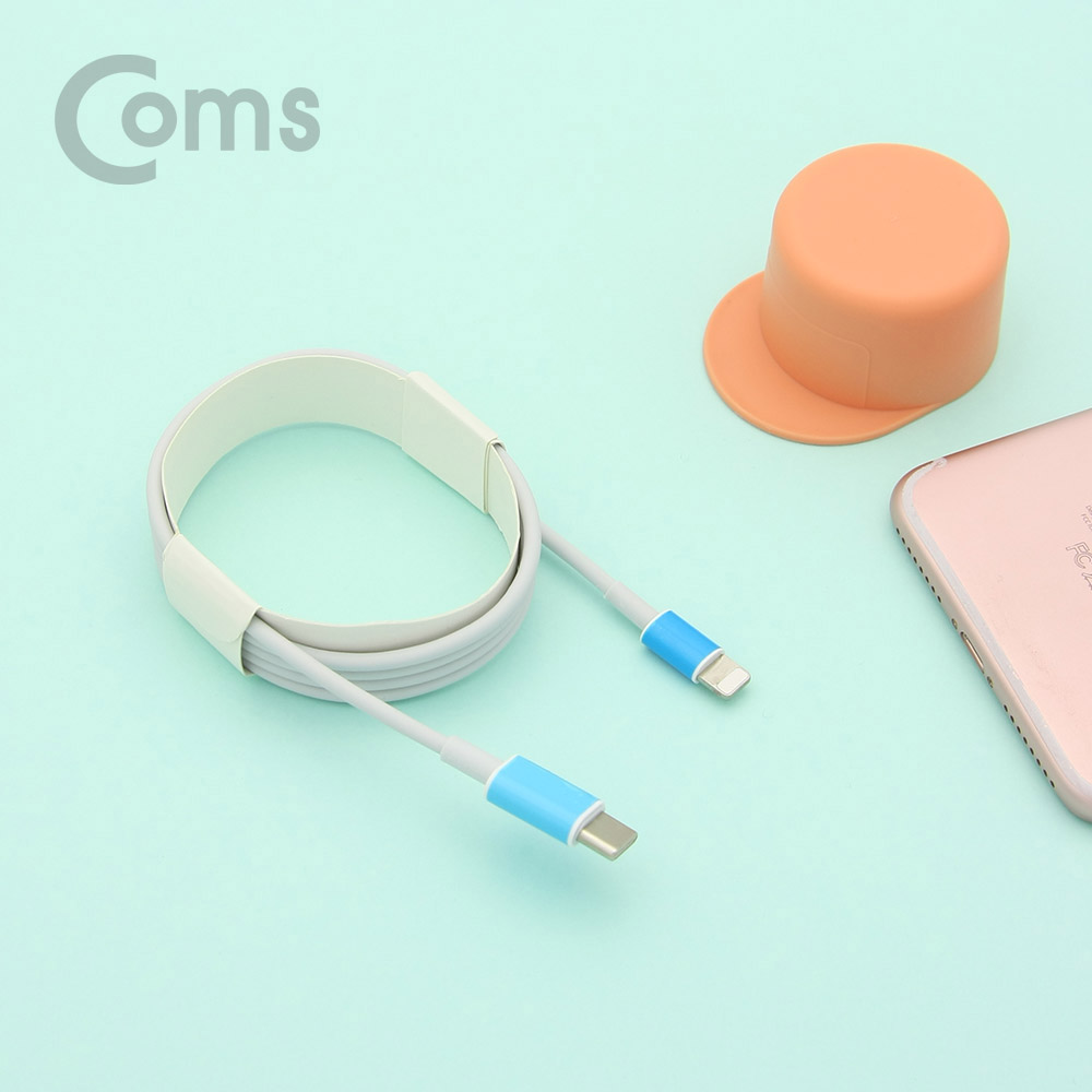Coms USB 3.1(Type C) 케이블 Type C(M) to 8Pin(M) 1M