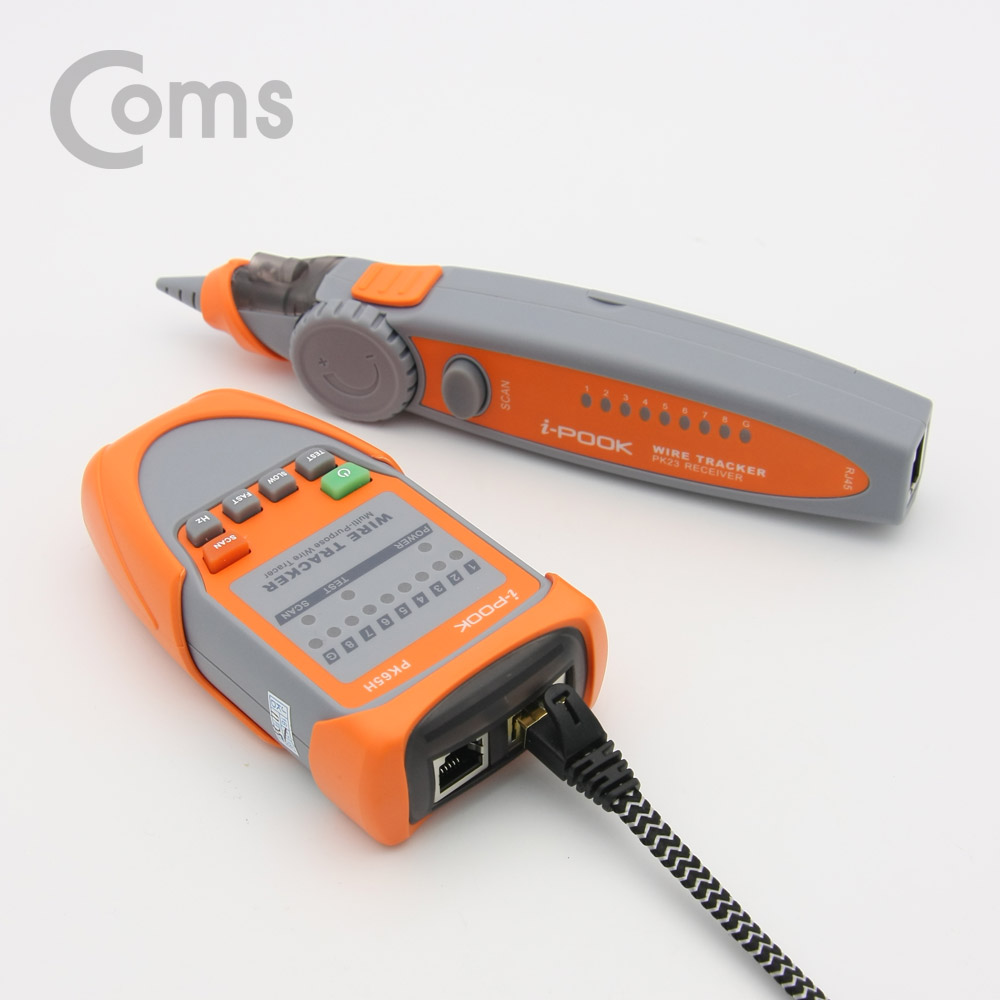 Coms 케이블 탐지용 테스터기 (RJ45/RJ11)