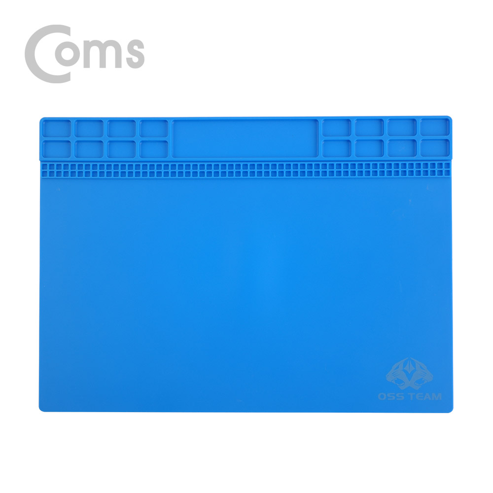 Coms 실리콘 작업패드 소형 / 내열/절연/납땜/수리 패드 / 34.5 x 24.5cm