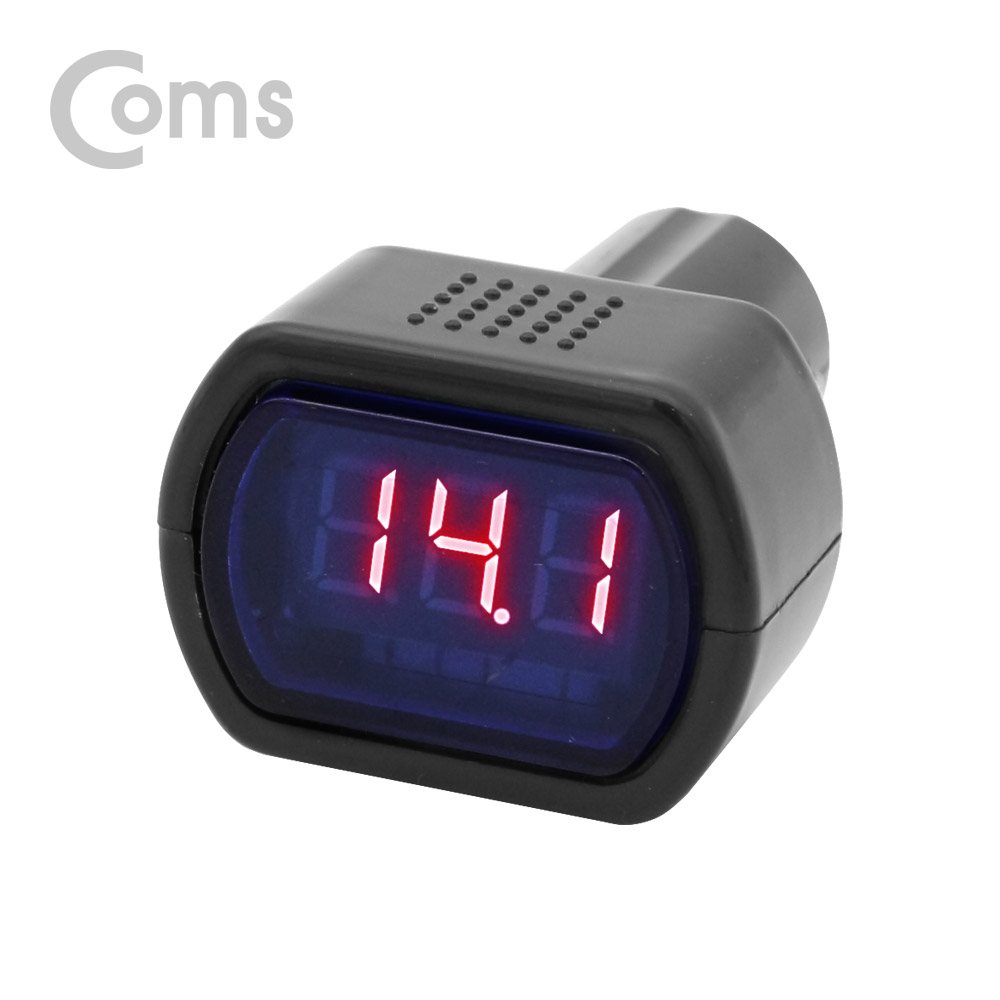 Coms 차량용 전압측정 시가잭 (시거잭) 테스터기
