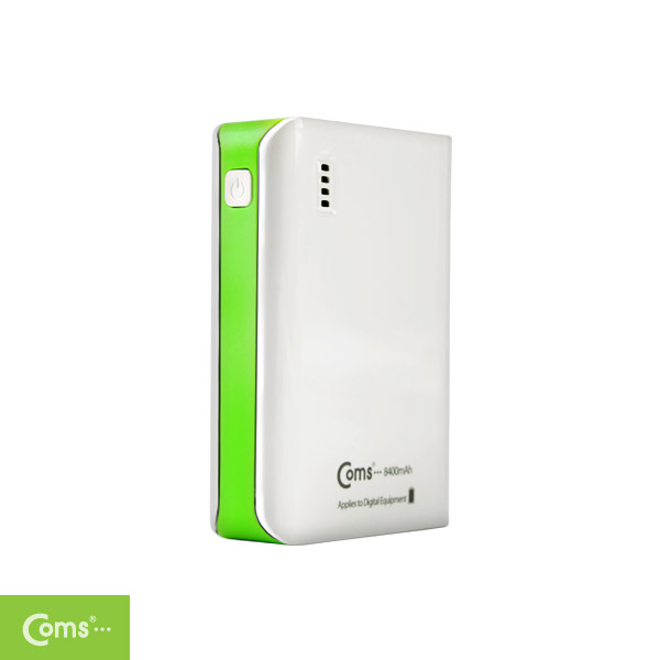 Coms 비상충전기(8400mAh),삼성 SDI 배터리사용,Green