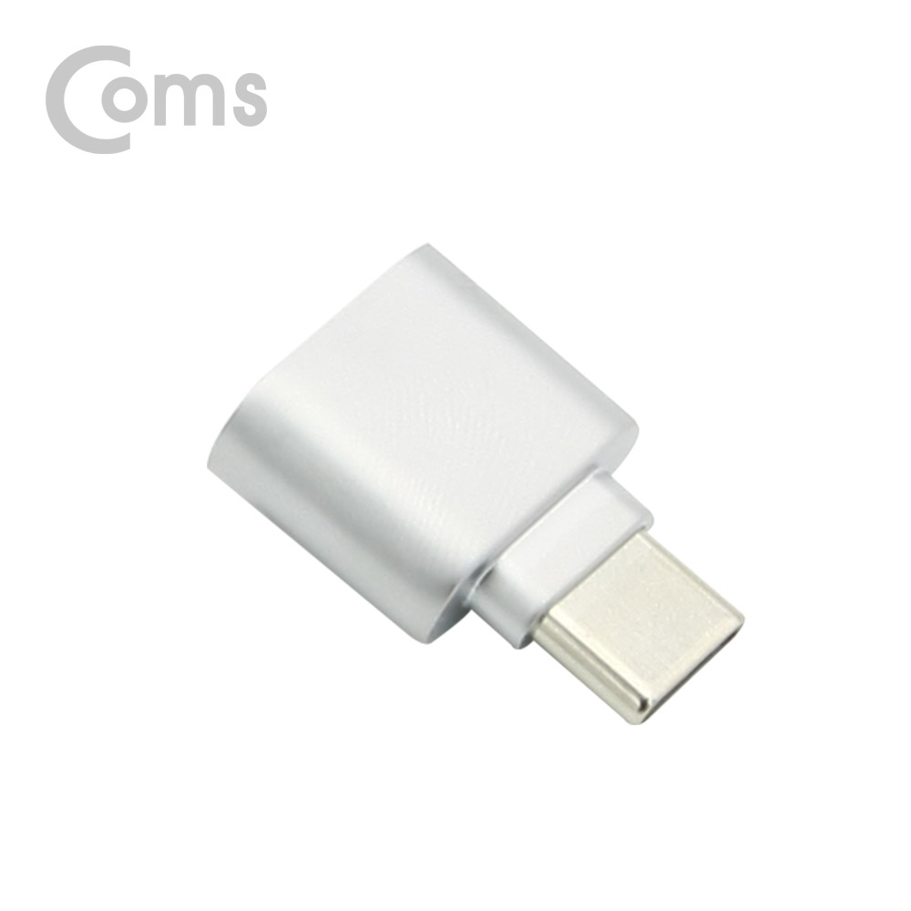 Coms USB 3.1(Type C) 카드리더기 / Micro SD전용 / Silver