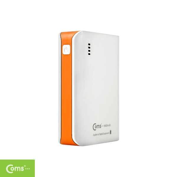 Coms 보조 배터리 / 비상 충전기(8400mAh),삼성 SDI 배터리사용,Orange