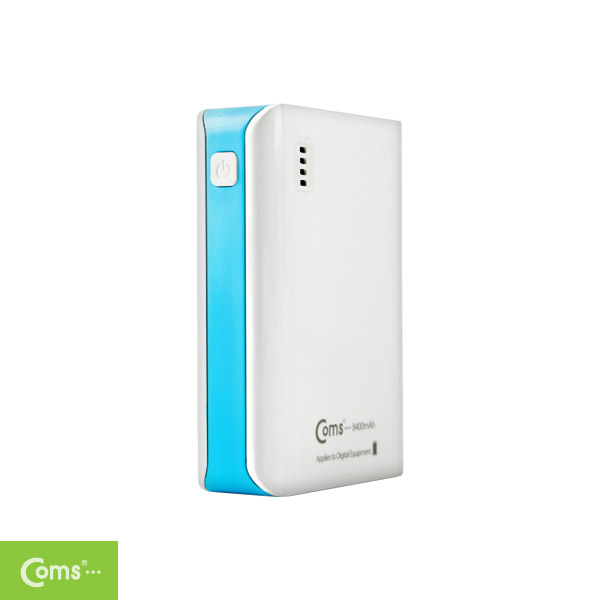 Coms 보조 배터리 / 비상 충전기(8400mAh),삼성 SDI 배터리사용,Blue