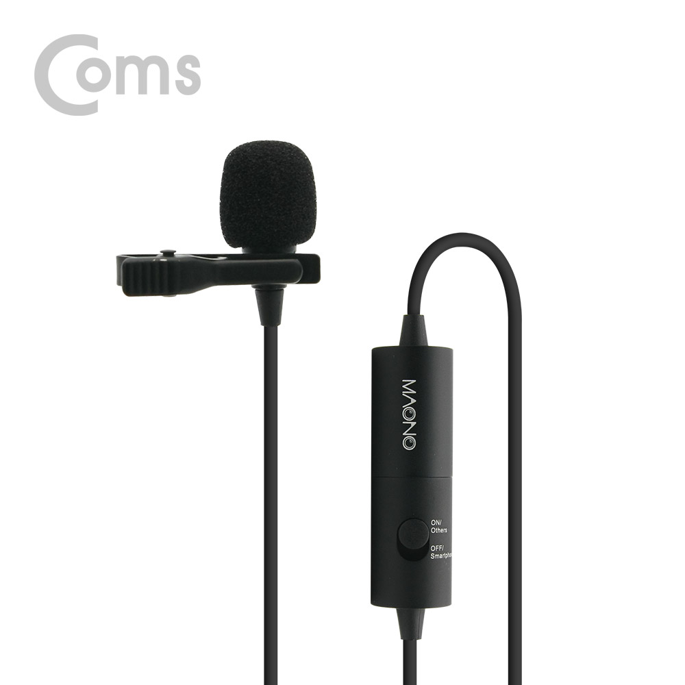 Coms 고급형 소형마이크 / 스마트폰 마이크 / 미니 / 클립형