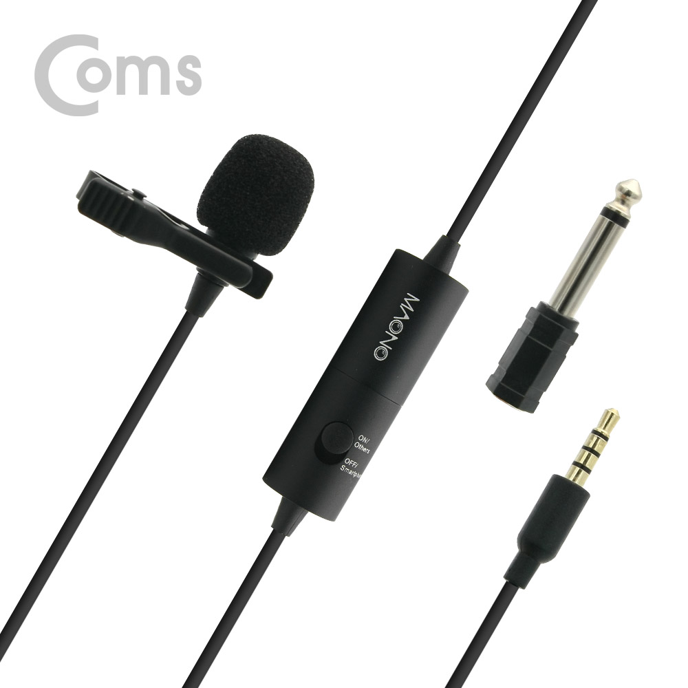 Coms 고급형 소형마이크 / 스마트폰 마이크 / 미니 / 클립형