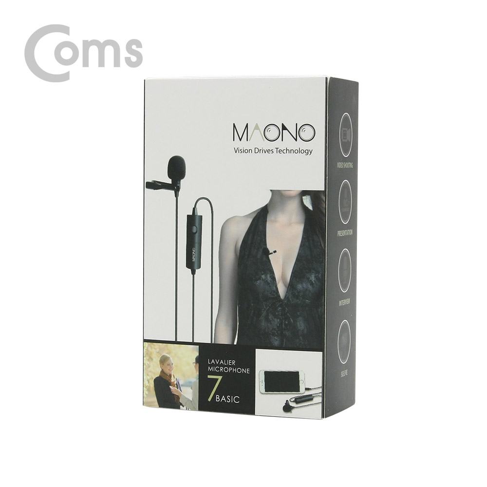 Coms 고급형 소형마이크 / 스마트폰 마이크 / 미니 / 클립형