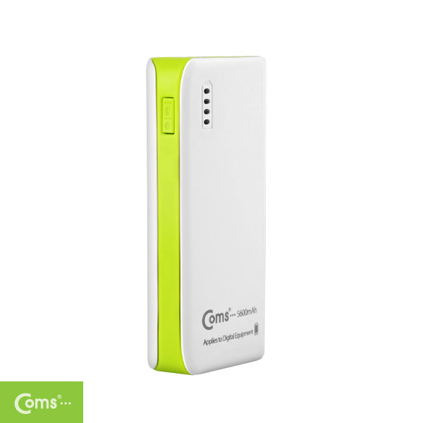 Coms 보조 배터리 / 비상 충전기(5600mAh)삼성 SDI 배터리사용,MicroB/USB충전,Green