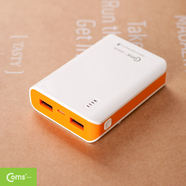 Coms 보조 배터리 / 비상 충전기(8400mAh),삼성 SDI 배터리사용,Orange