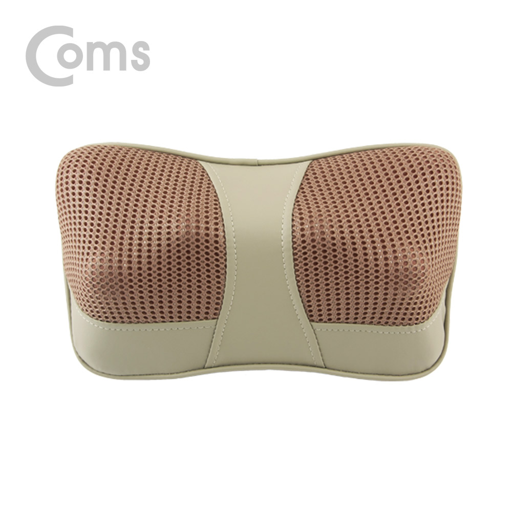 Coms 온열 쿠션 마사지기 (파워롤링 / 온열 / 아답터+차량시가(시거) 전원제공)/ 시가잭(시거잭)/안마