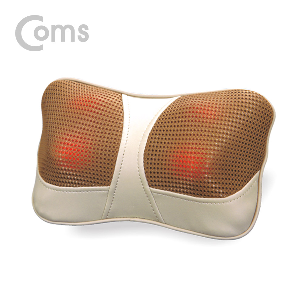 Coms 온열 쿠션 마사지기 (파워롤링 / 온열 / 아답터+차량시가(시거) 전원제공)/ 시가잭(시거잭)/안마