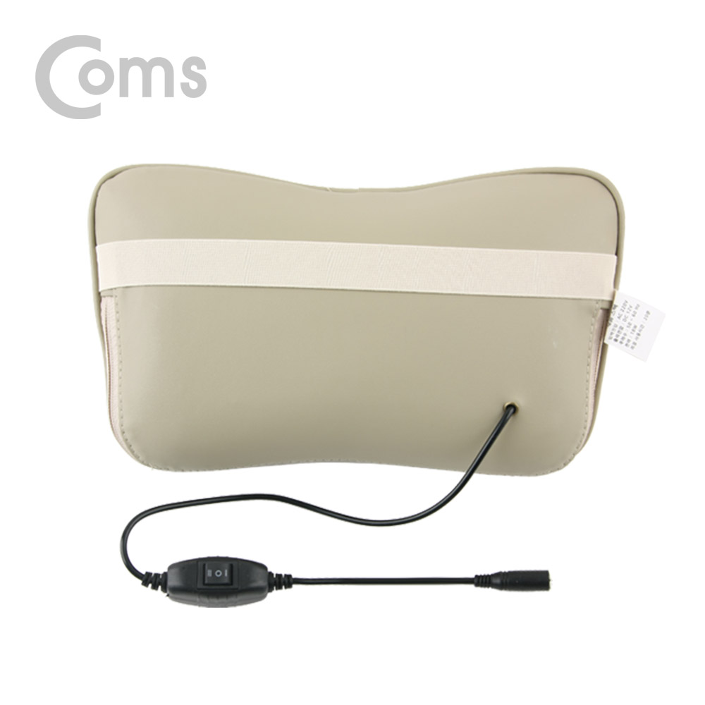 Coms 온열 쿠션 마사지기 (파워롤링 / 온열 / 아답터+차량시가(시거) 전원제공)/ 시가잭(시거잭)/안마