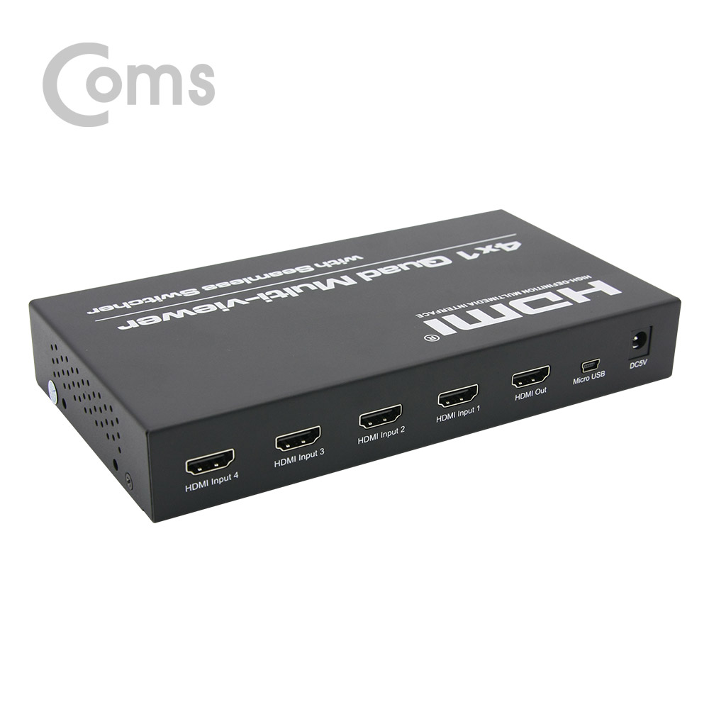 Coms HDMI 화면 분할기 / 분배기 4x1