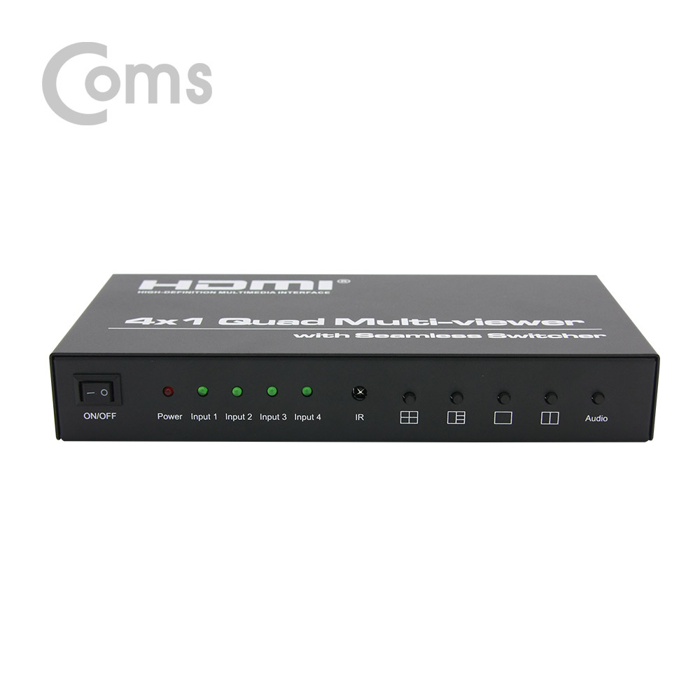 Coms HDMI 화면 분할기 / 분배기 4x1