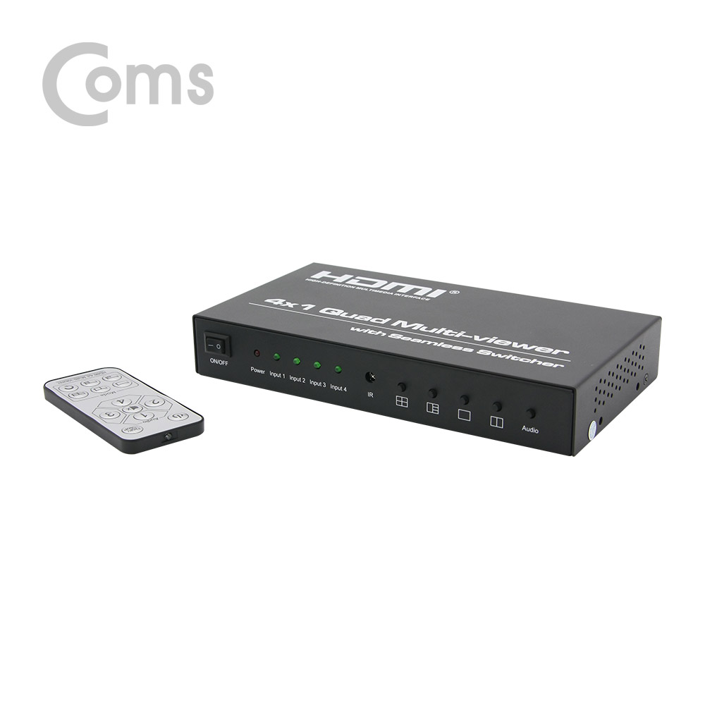 Coms HDMI 화면 분할기 / 분배기 4x1