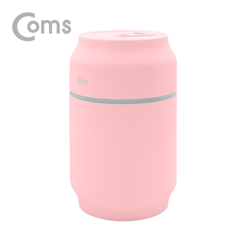Coms 멀티 USB 가습기(가습기+선풍기+LED 라이트) Pink
