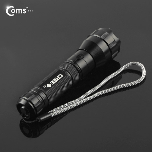 Coms 램프 (LED 손전등), 18650 x 1ea 건전지 사용