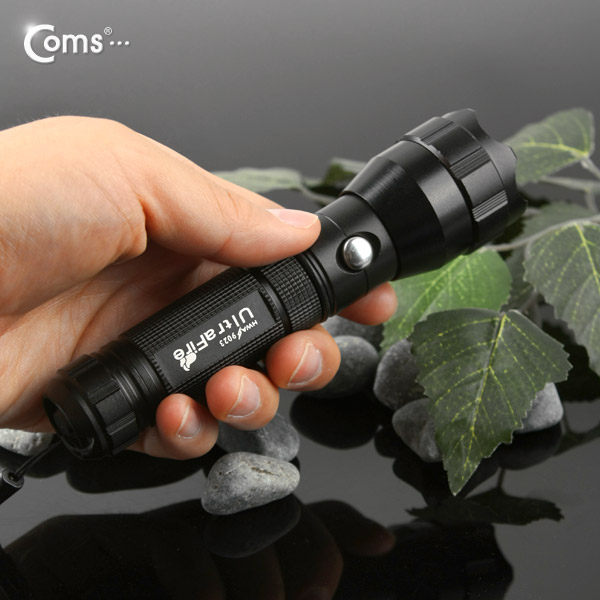 Coms 램프 (LED 손전등), 18650 x 1ea 건전지 사용