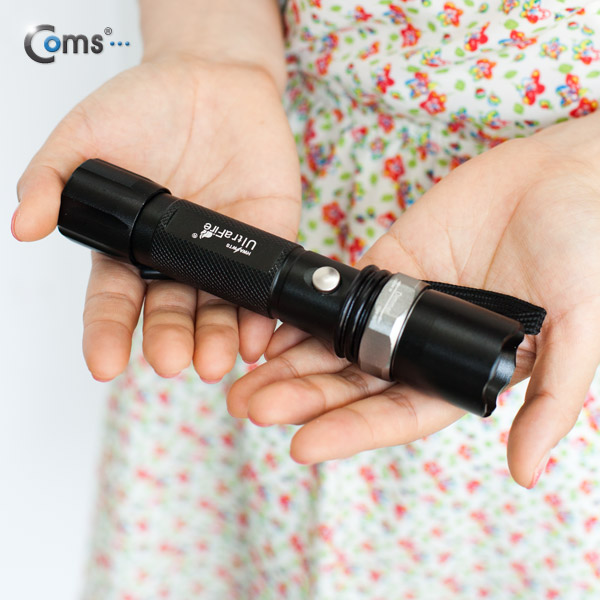 Coms 램프 (LED 손전등), 확대줌, 18650 x 1ea 사용