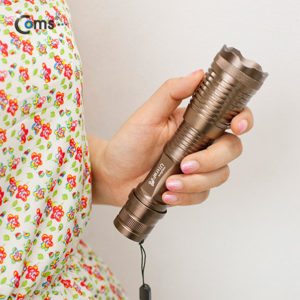 Coms 램프 (LED 손전등), 3W, 18650 1ea, XML-T6