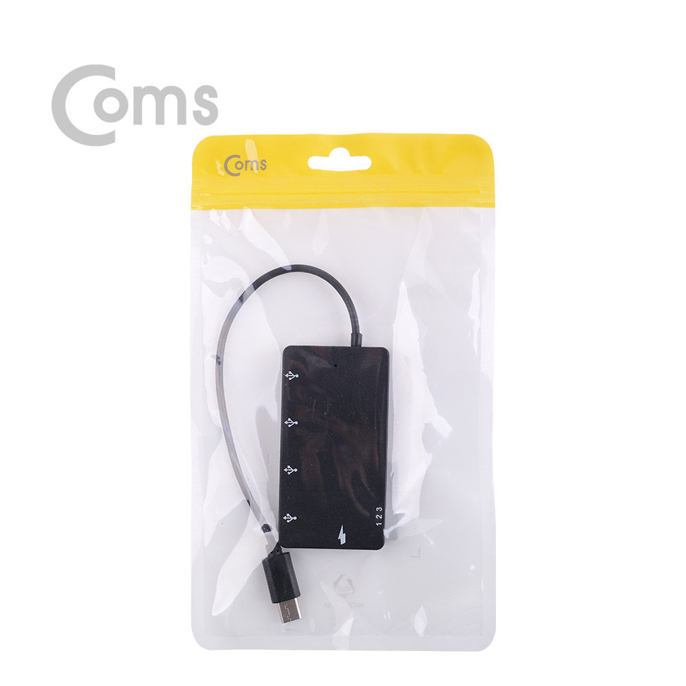 Coms USB 3.1(Type C) 4포트 허브 / USB 2.0 4Port / 무전원 & 유전원 가능