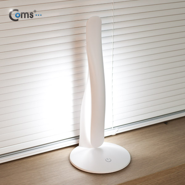 Coms USB 램프(스탠드형/유선형) White