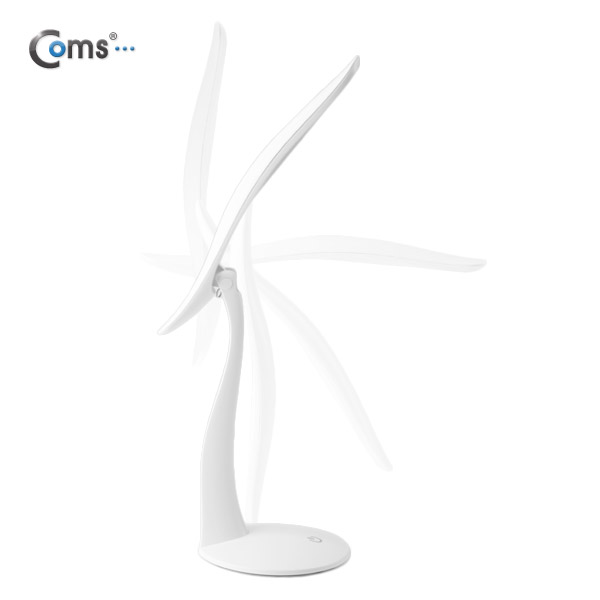 Coms USB 램프(스탠드형/유선형) White