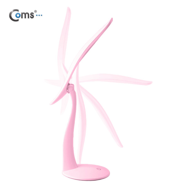 Coms USB 램프(스탠드형/유선형) Pink