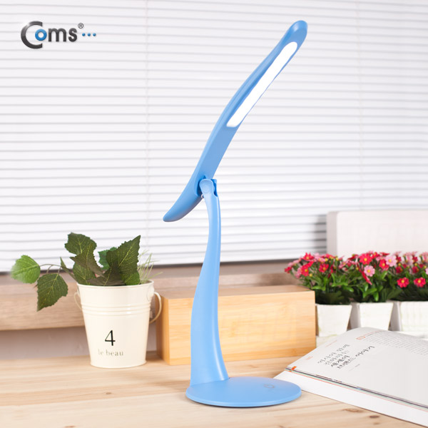 Coms USB 램프(스탠드형/유선형) Blue