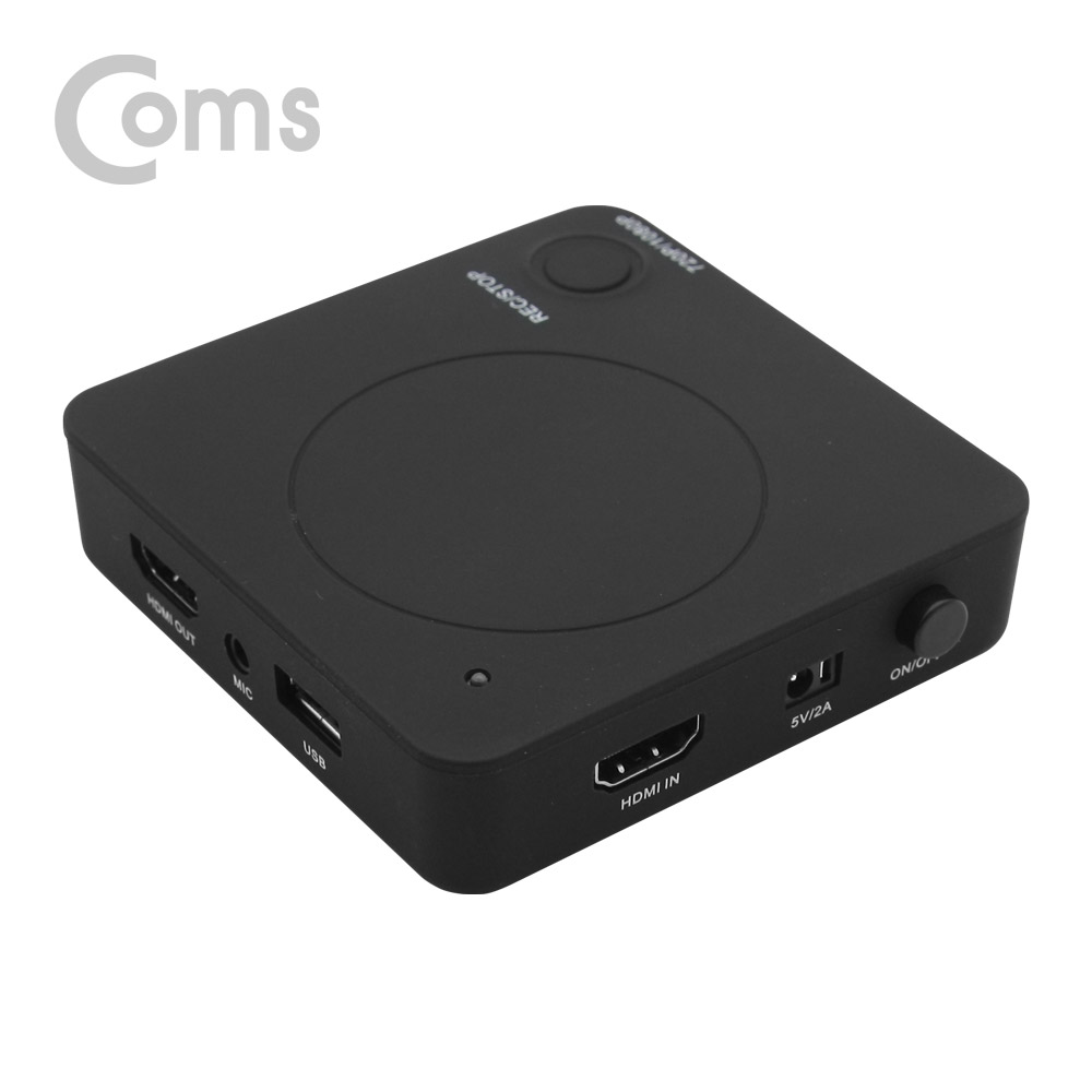 Coms HDMI 캡쳐(HD Video) / Full HD 1080P@30Hz 지원 / Mic 지원 / PC 저장기능