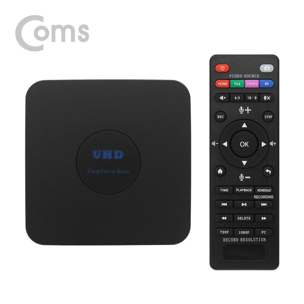 Coms HDMI 캡쳐(HD Video) / UHD 4K2K 입력지원 / Mic 지원 / PC 저장기능